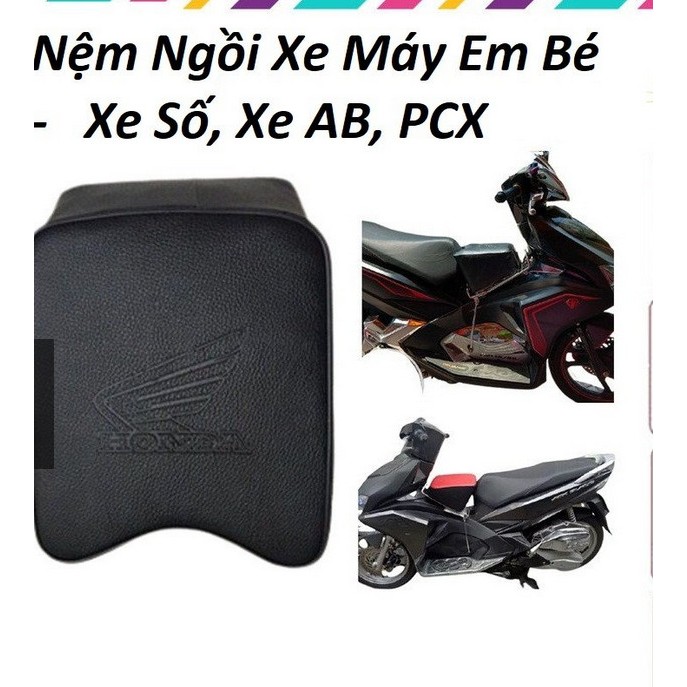 Cục Nệm Đi Xe Máy Cho Bé  Ghế Air Blade, Ghế Đi Xe Số, Nệm Exciter, Nệm