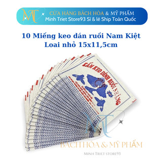 10 Miếng keo dán ruồi Nam Kiệt loai nhỏ 15x11,5cm