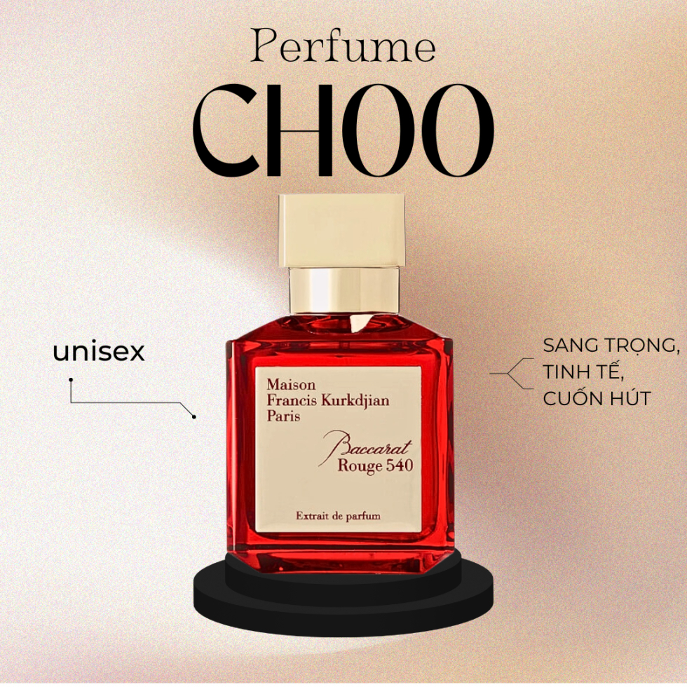+𝘊𝘩𝘰𝘰 𝘗𝘦𝘳𝘧𝘶𝘮𝘦+ Nước Hoa Dung Thử MFK Baccarat Rouge 540 Extrait 5ml/10ml