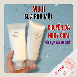 Sữa Rửa Mặt dưỡng ẩm Muji Mild Moisturizing Face Soap