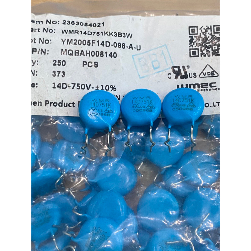 Tụ chống sét Varistor 14D751K 14mm