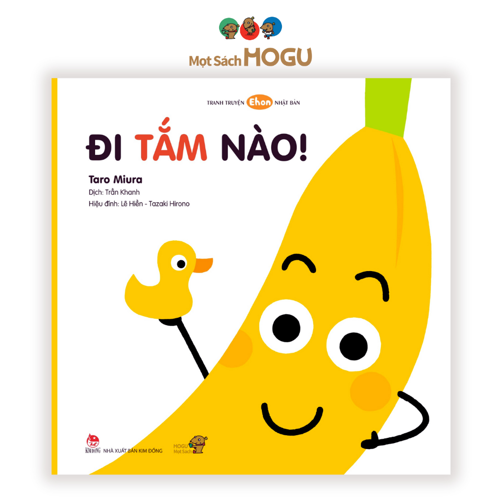 Tranh truyện - Làm quen với sách cho bé 0 3 tuổi - Đi Tắm Nào (Sách Ehon)