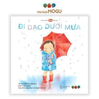 Sách cho bé từ 0 3 tuổi - Đi dạo dưới mưa