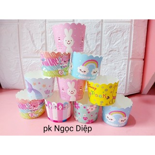 Cup cake răng cưa nhỏ 6cm -giao mẫu ngẫu nhiên