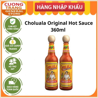 Sốt cay truyền thống Mexico Cholula Hot Sauce Original 360ml và 175ml