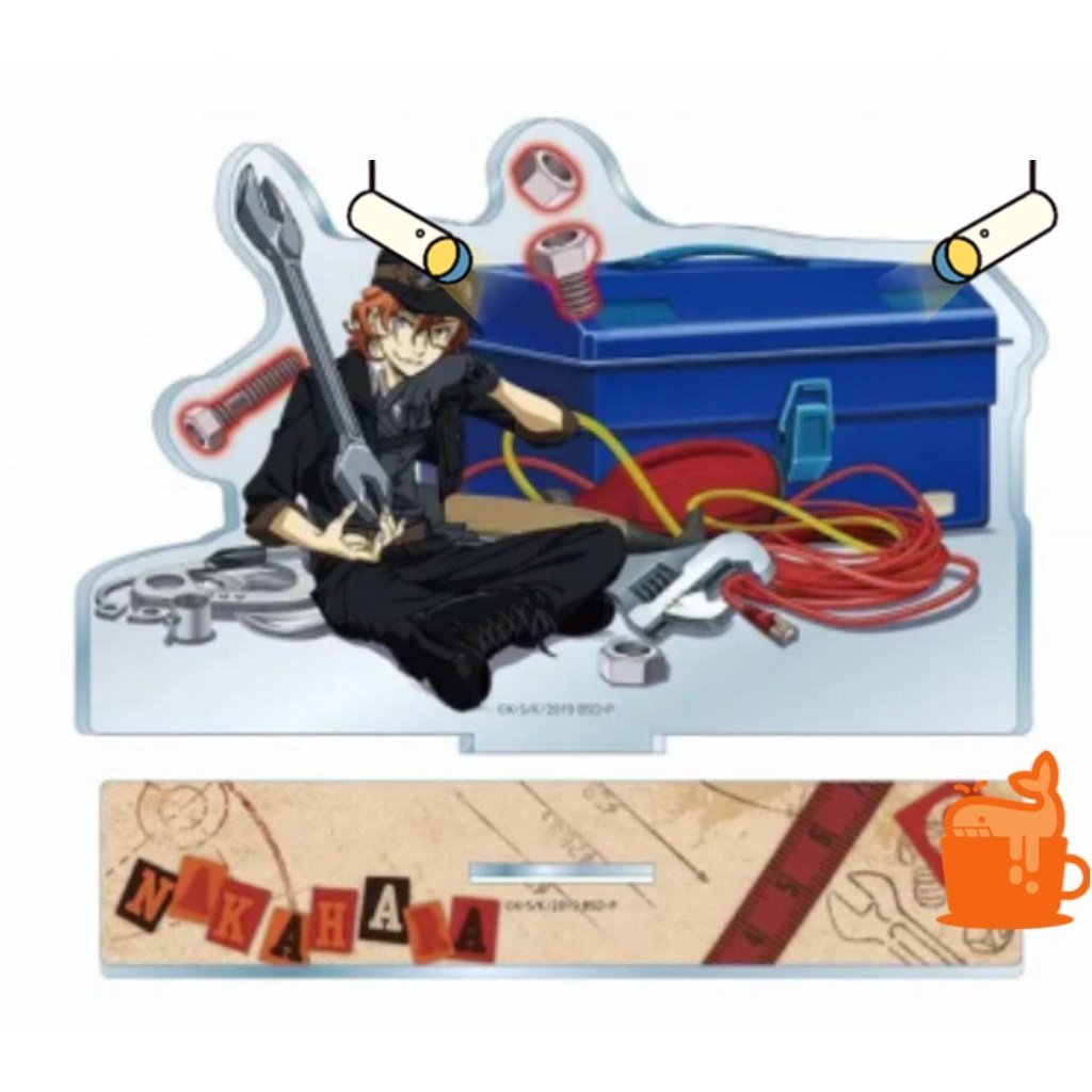 Standee BUNGO STRAYS DOG  ver NGỒI ĐẤT mô hình game anime mica trưng bày