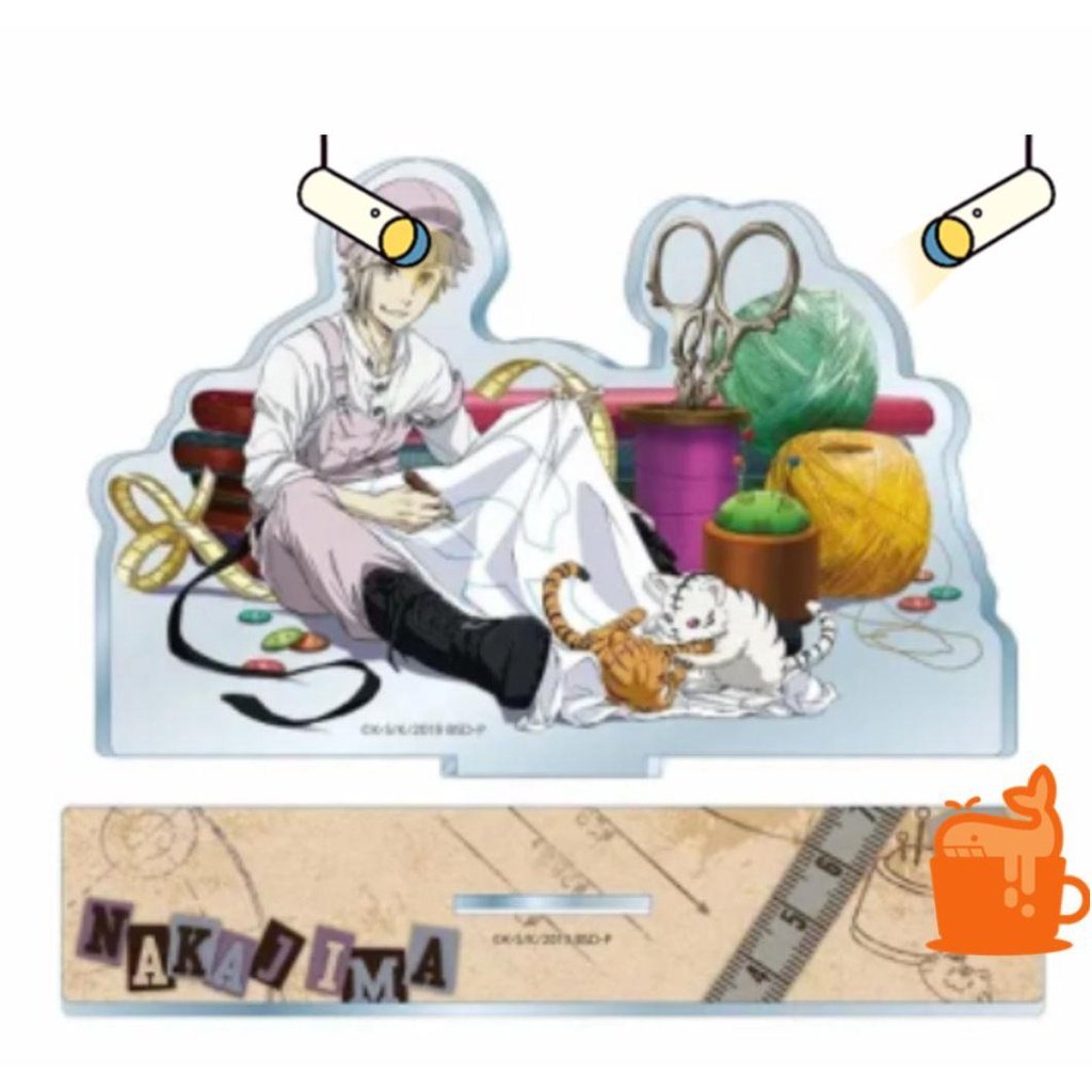 Standee BUNGO STRAYS DOG  ver NGỒI ĐẤT mô hình game anime mica trưng bày