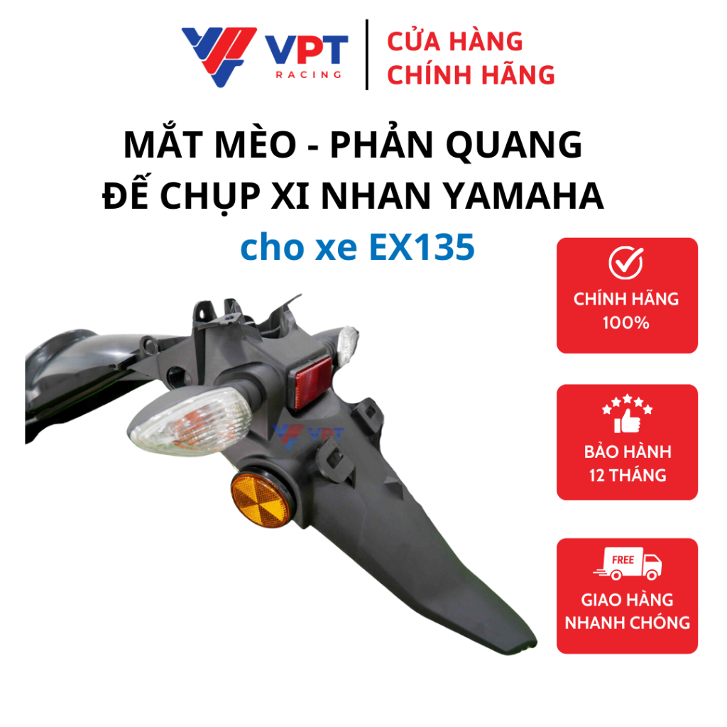 Mắt mèo - Phản quang - Đế chụp xi nhan Yamaha cho xe EX135