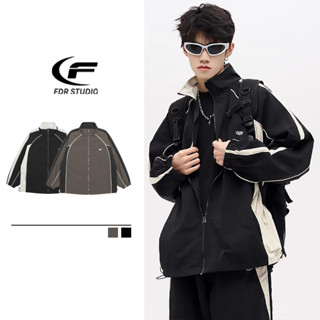 Áo Khoác Gió Unisex Retro Hàn Quốc Local Brand Design Studio Jacket Fdr Studio