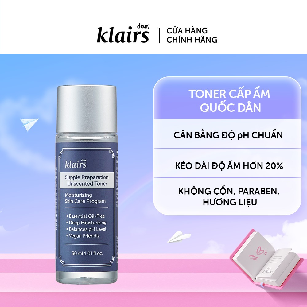 [HÀNG TẶNG KHÔNG BÁN] Dear, Klairs nước hoa hồng Toner 30ml (bất kỳ)