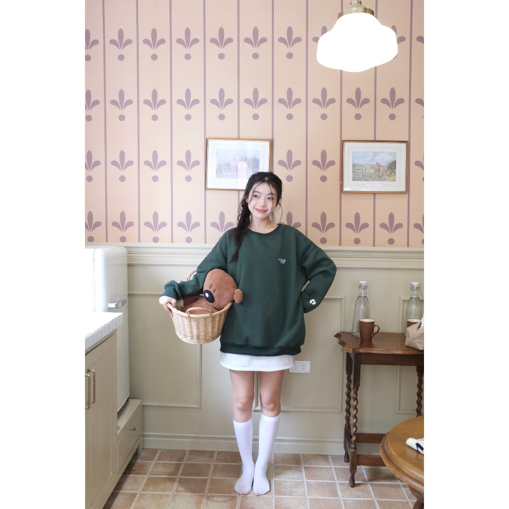 Áo nỉ bông thêu hoa Lollie Club LOLLIE STUDIO TKP145