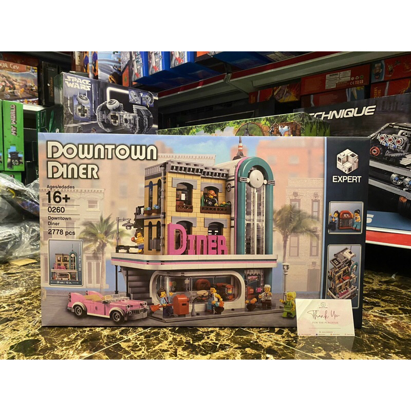 Đồ chơi xếp hình 0260 6013 15037 99004 Mô hình Nhà hàng DINER