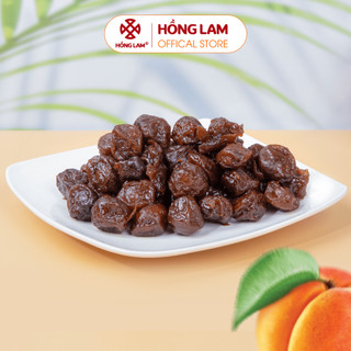 Ô mai (xí muội) mơ xào chua ngọt Hồng Lam, dạng hộp (200gr, 300gr, 500gr). Hương vị chua, ngọt