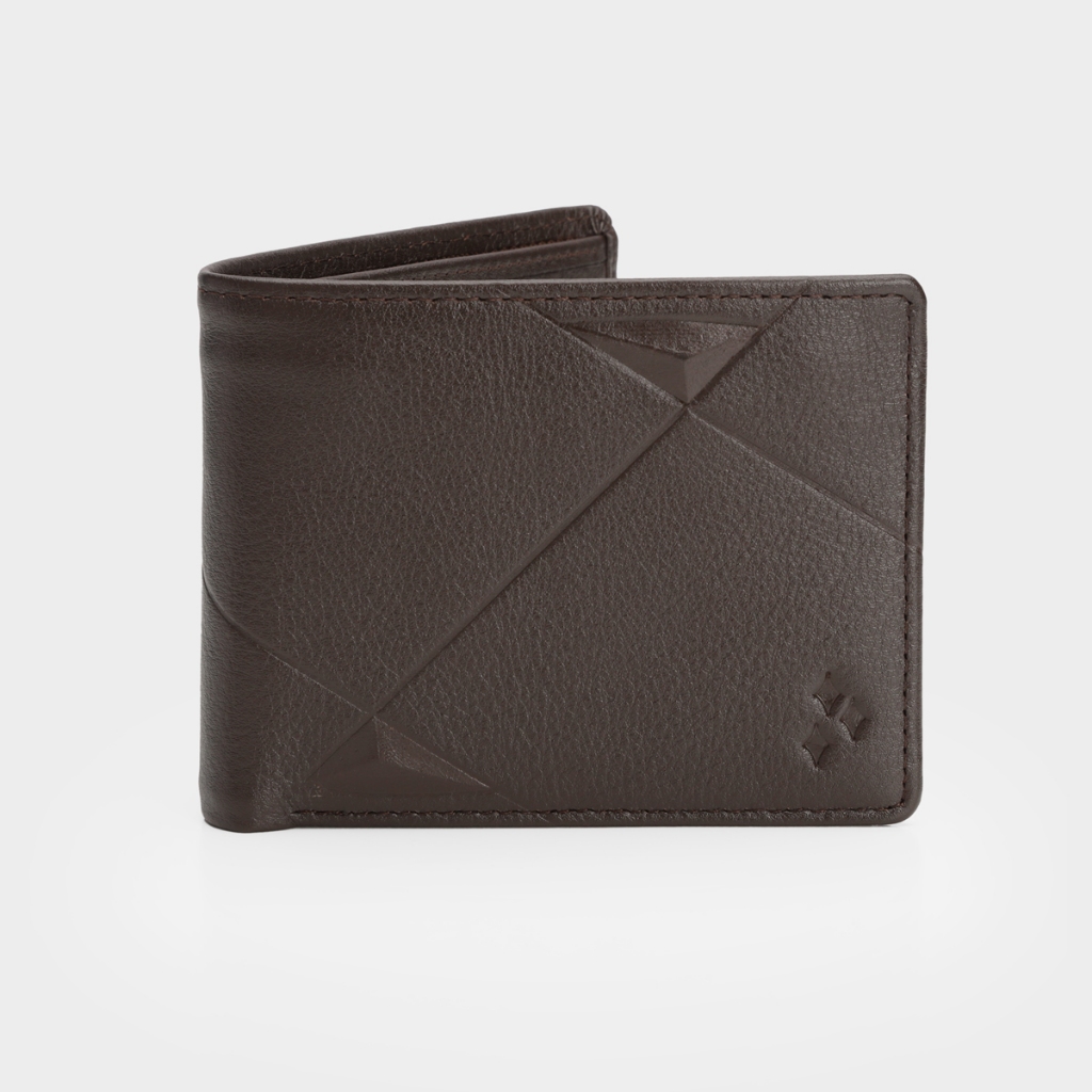 Ví Nam Da Bò Dáng Ngang 4U Hoạ Tiết Sang Trọng DFA268