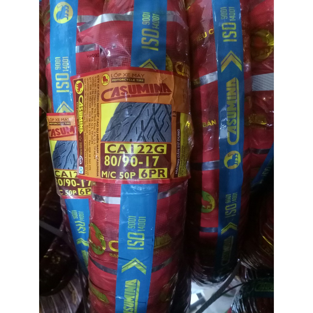 Lốp RS sau 80/90-17 6PR CA122G TT Đỏ 01034261