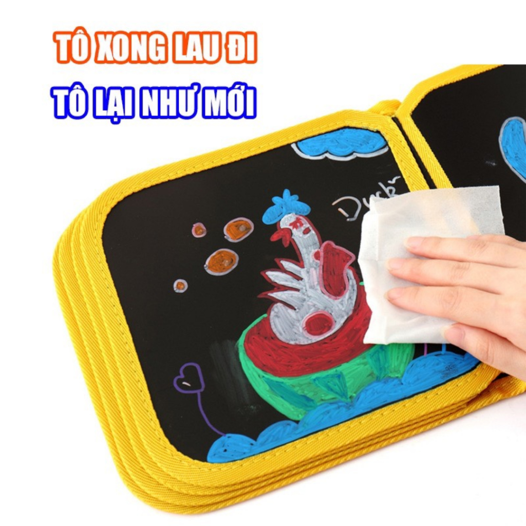 Sổ viết xoá được mẫu mới siêu tiện lợi với kích thước nhỏ gọn tặng kèm 12 bút
