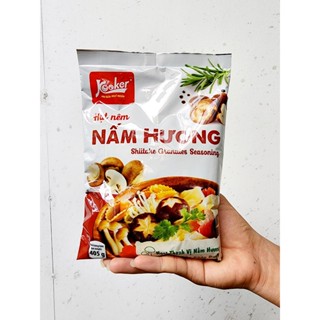 Hạt nêm chay vị Nấm Hương Kooker - Gia vị nấu chay mặn đều dùng được (200gr/ 405gr)
