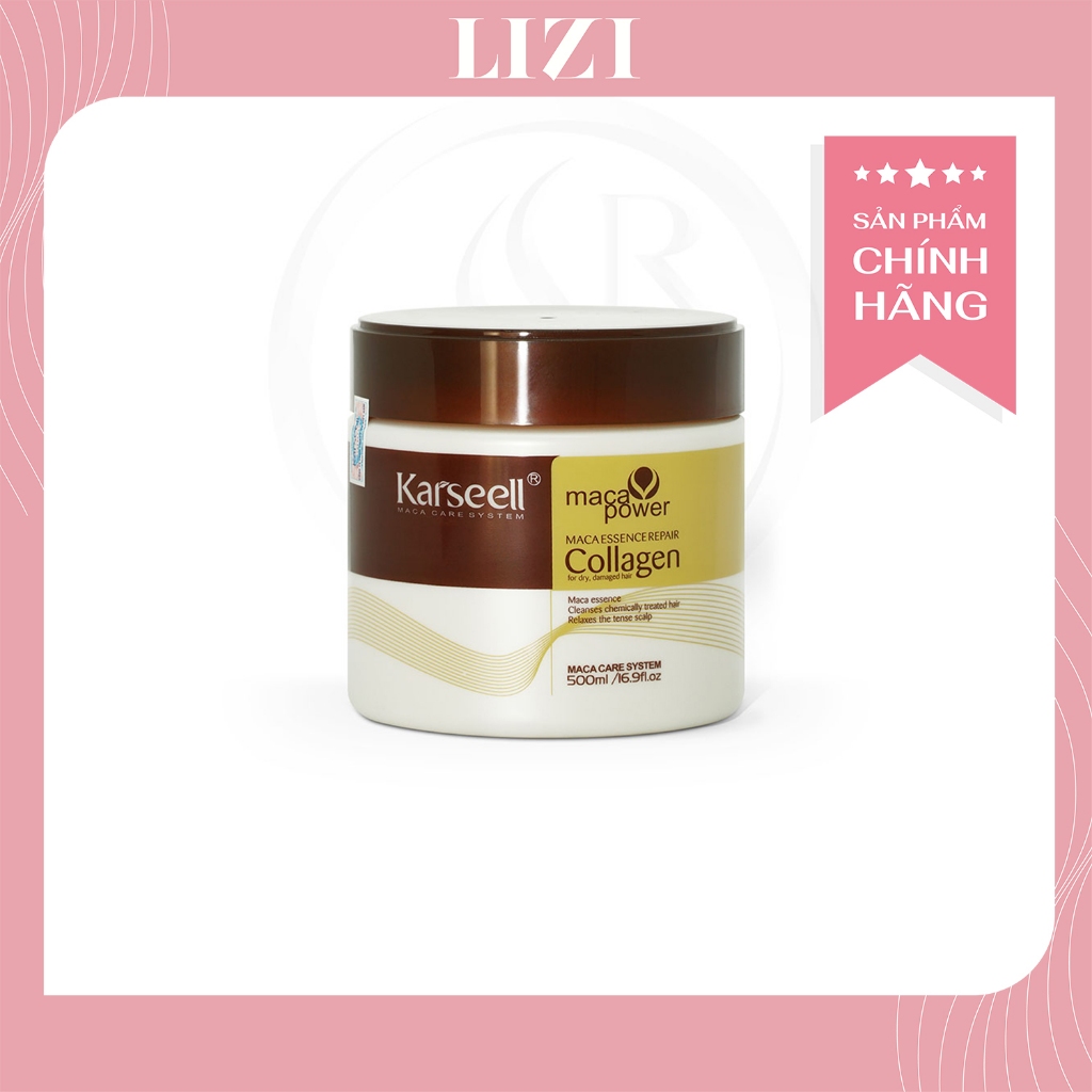 [100% HÀNG CÔNG TY] Dầu hấp tóc Collagen Karseell (hũ 500ml)