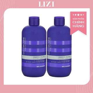 [100% CHÍNH HÃNG CÔNG TY] Dầu gội Elgon tím ColorCare Silver khử vàng cho tóc bạch kim 300ml