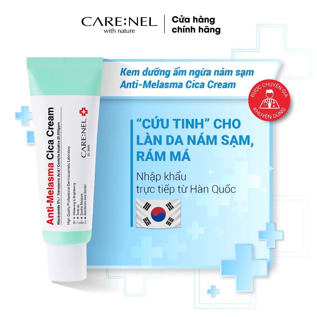 Combo Minisize tinh chất dưỡng B5 kem ngừa nám và Minisize hộp bông tẩy trang 20 miếng