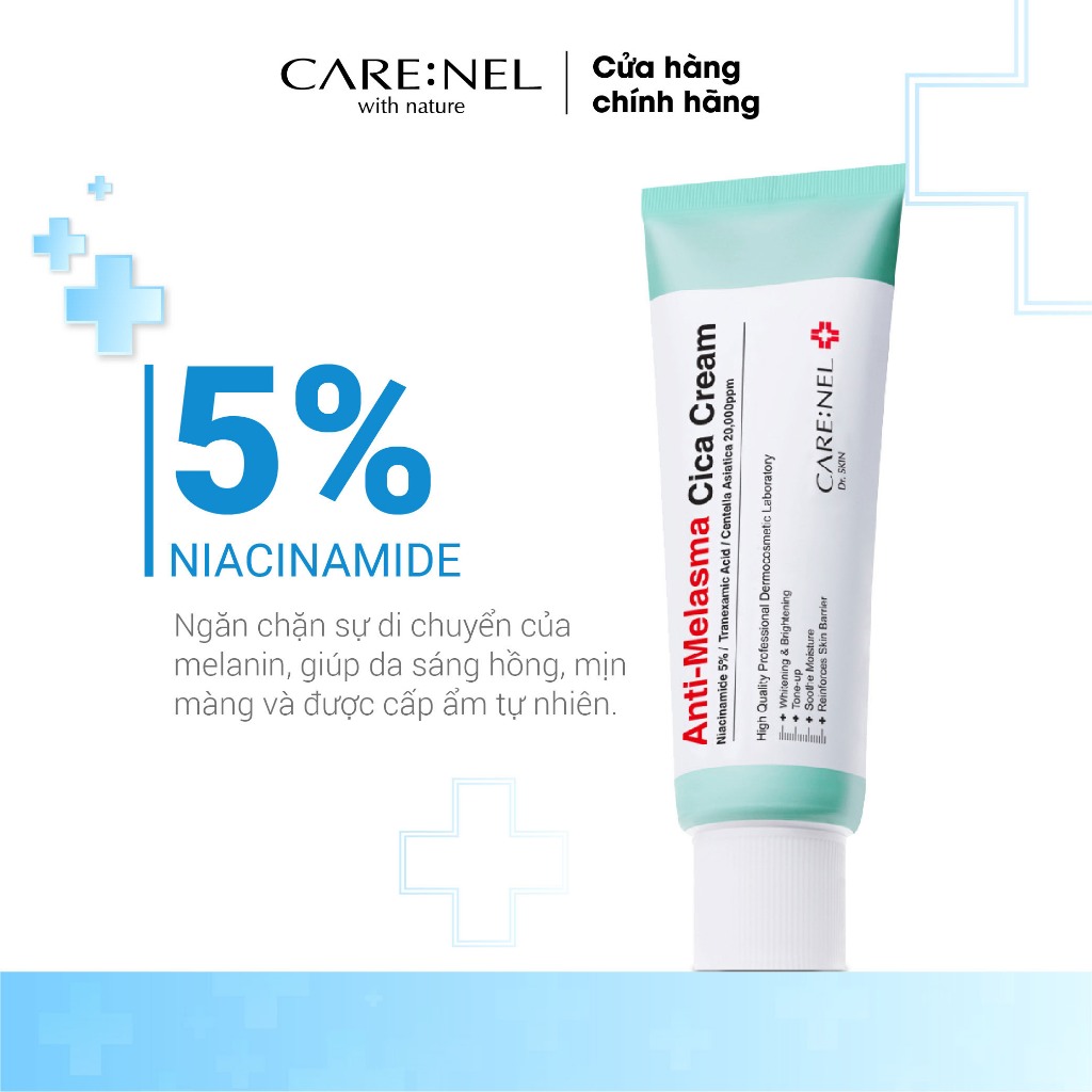 Combo Minisize tinh chất dưỡng B5 kem ngừa nám và Minisize hộp bông tẩy trang 20 miếng