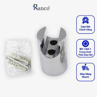 Gác cài giá đỡ vòi xịt vệ sinh RANCO tròn dài chất liệu nhựa ABS kèm vít nở tiện dụng - G039