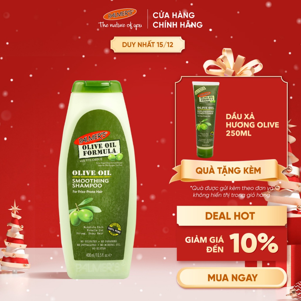 Dầu gội mượt tóc chiết xuất từ Olive Palmer's 400ml