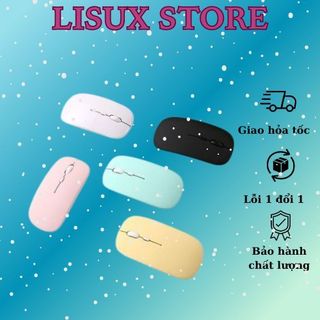 Chuột không dây 2 chế độ bluetooth và usb 2.4ghz tự sạc pin 2 trong 1 chống ồn, máy tính bảng, laptop [CHUỘT MỚI]