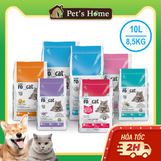 Cát cao cấp vệ sinh cho mèo Rocat Cat Litter 10L (8,5KG)