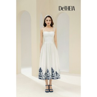 Đầm thiết kế cao cấp Samba sang trọng thời thượng chất liệu cotton thương hiệu DeTHEIA