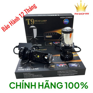 Đèn Pha LED Bi Cầu Mini T9 Lắp Ô tô, Xe Máy ,BH 12 Tháng (giá 1 bóng)