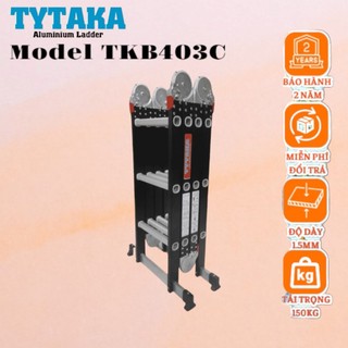 Thang nhôm gấp 4 đoạn tytaka tkb-403c