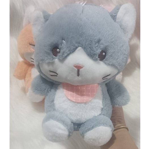 Gấu Bông Mèo Quạo, Mèo Mặt Khó Chịu Nhiều Màu Đáng Yêu, Mèo Bông Mắt Liếc Cute