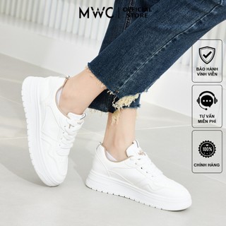 Giày thể thao nữ mwc 0796 - giày thể thao nữ phối màu siêu cute sneaker da êm chân đế bằng hot trend