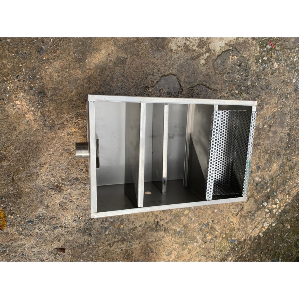 Bể tách mỡ 50L, Bẫy mỡ 50L, Bẫy mỡ Inox 50L