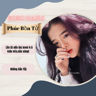 Nhuộm tóc màu phúc bồn tử không tẩy