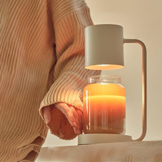 Đèn Đốt Nến Thơm Đèn Đốt Nến Hình Trụ Tối Giản, Vừa Nến YANKEE SIZE L (kèm 1 bóng đốt)