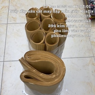 Giấy dầy nâu làm giấy Vẽ Rập Cắt May kraf - 10 Tờ #130301