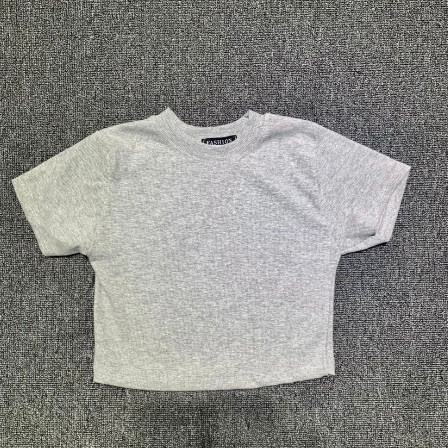 Áo thun Croptop trơn basic fit dáng chất Thun Gân co giãn 4 chiều, mêm mịn thoáng mát. Chinh Trần Store