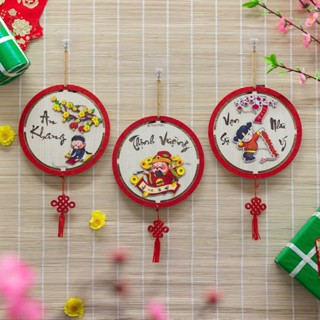 Bảng Gỗ Decor Trang Trí Tết 2025 , bảng treo câu chúc Tết decor nhà cửa làm quà tặng