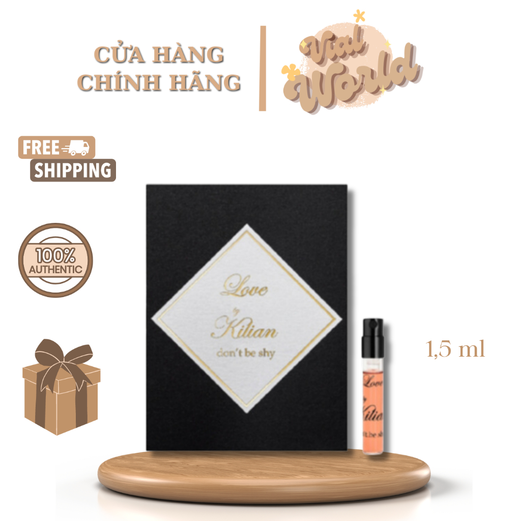 [100% AUTH] Mẫu thử nước hoa Kilian Love by Kilian Don’t Be Shy 1.5ml