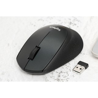 Chuột không dây Logitech M331 ( Đen , xanh , đỏ )