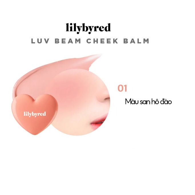 Má hồng Lilybyred dạng kem, dạng nén, phấn má lilybyred