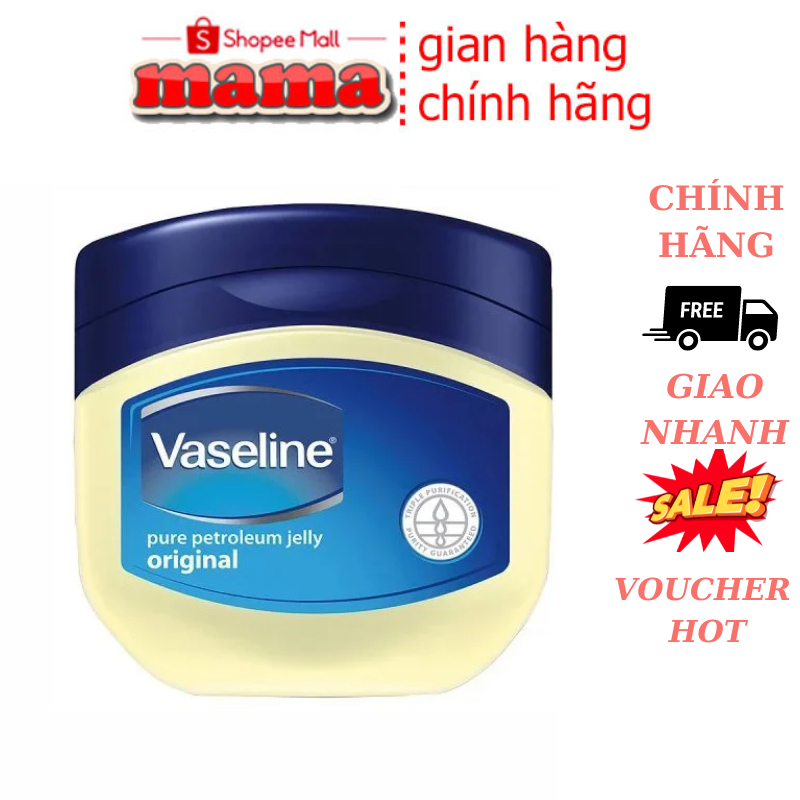 Sáp dưỡng ẩm đa năng VASELINE Pure Petroleum Jelly Original Mỹ 49g