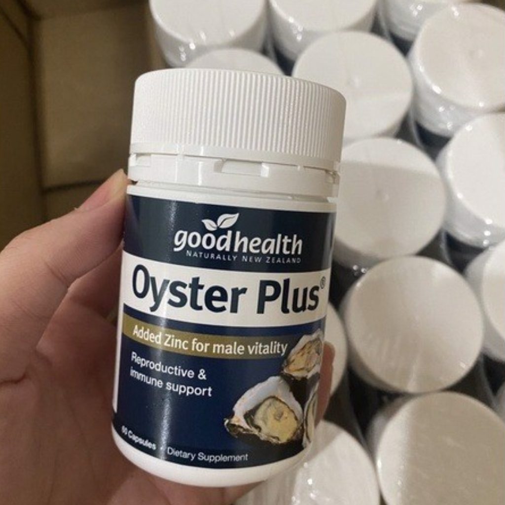 Tinh chất hàu New Zealand Good Health Oyster Plus tăng cường sinh lý nam giới hộp 60 viên