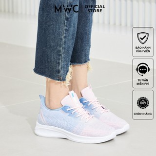 Giày thể thao nữ mwc 0797 - giày thể thao nữ phối màu chất liệu vải siêu êm chân đế bằng hot trend