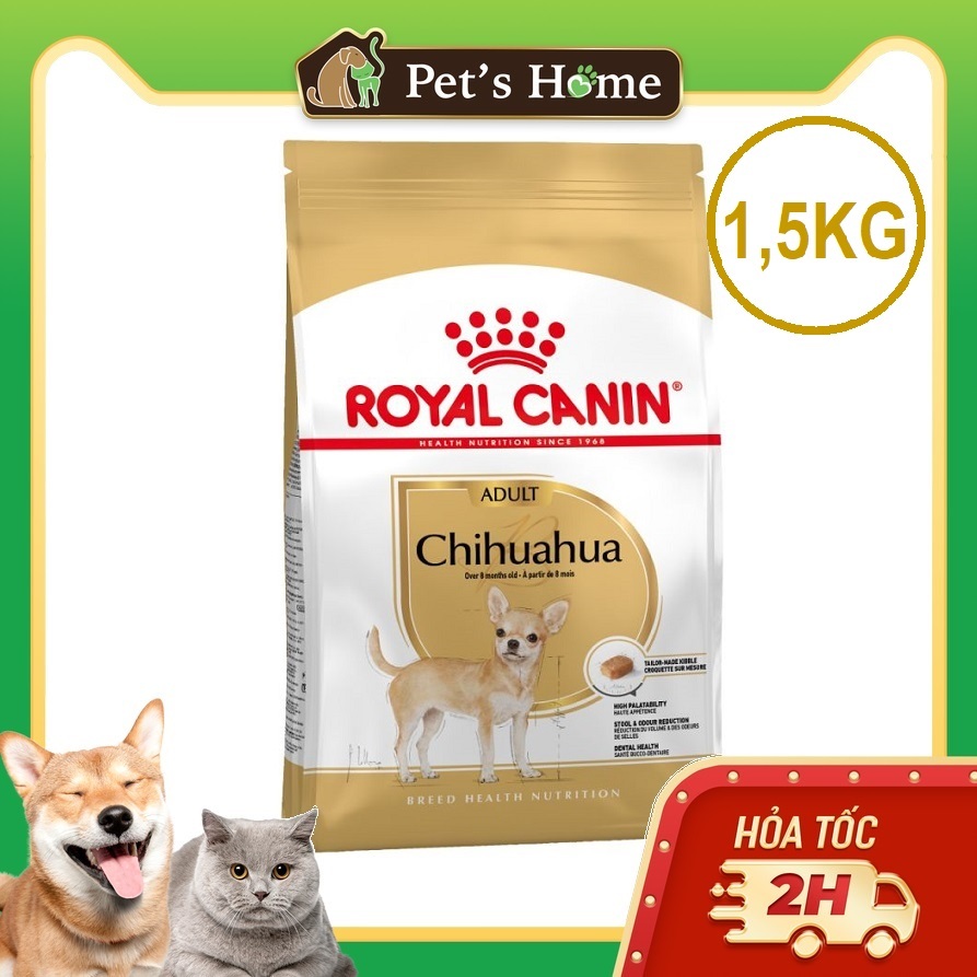 1,5kg Hạt Royal Canin chuyên cho giống chó Chihuahua Adult trên 8 tháng tuổi