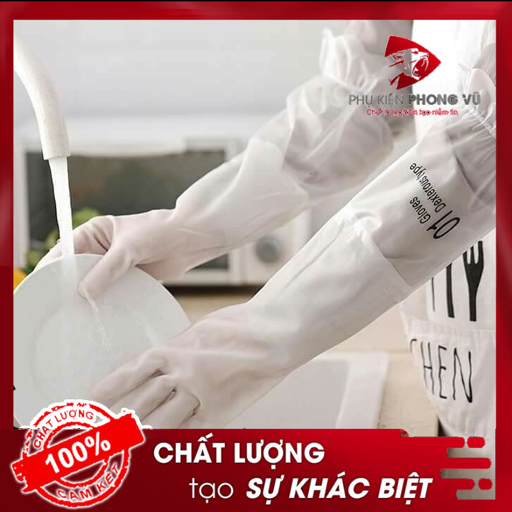Găng Tay Rửa Bát Loại Dài Siêu Dai Chất Lượng Tốt LionKingStore