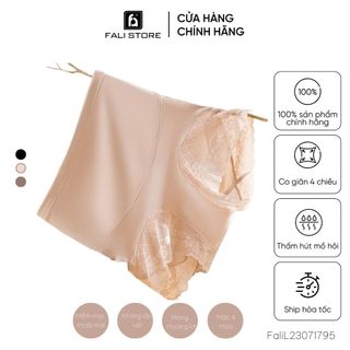Quần Lót, Quần Lót Nữ Cạp Cao FALI Săn Chắc Vùng Bùng Dưới Cao Cấp Màu Da/Đen Sz M/L/XL FQL02