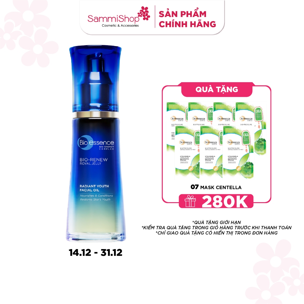 Bio-essence Tinh chất Bio- Renew Royal Jelly Radiant Youth Facial Oil